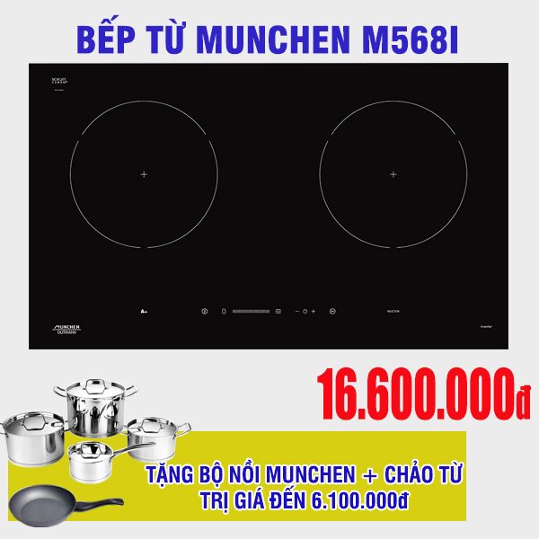 khuyến mãi bếp từ munchen m568i