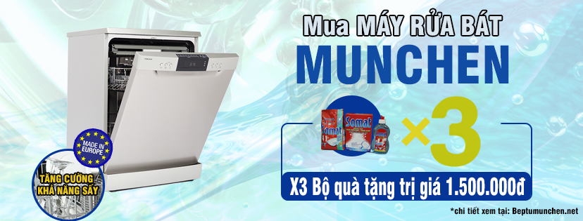 Khuyến mãi mãy rửa bát munchen