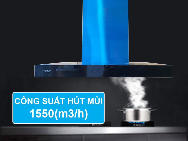 Công suất máy hút mùi Munchen AM 9970 IX