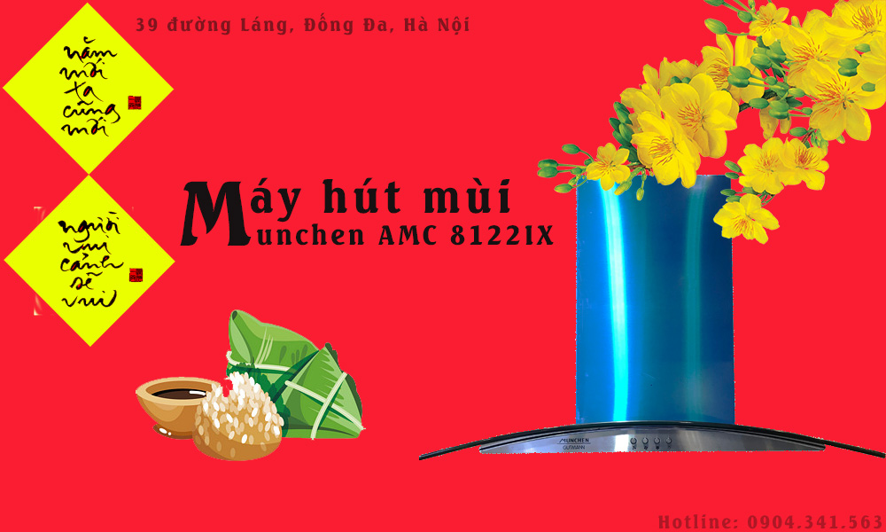 Máy hút mùi Munchen AMC 8122IX có gì đặc biệt?