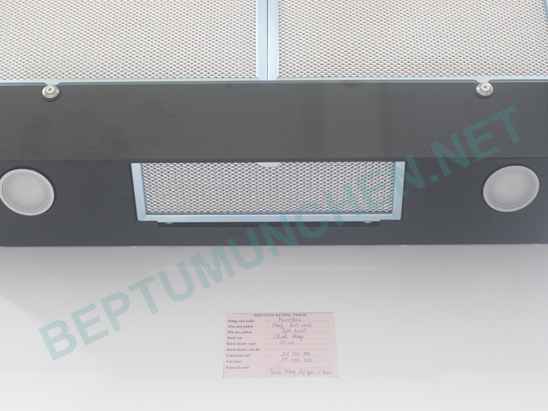 Bề mặt hút phụ của máy hút mùi Munchen GM 323e