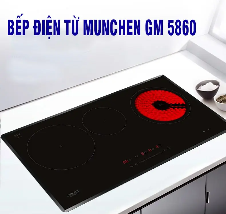 Thiết kế của bếp điện từ Munchen GM5860