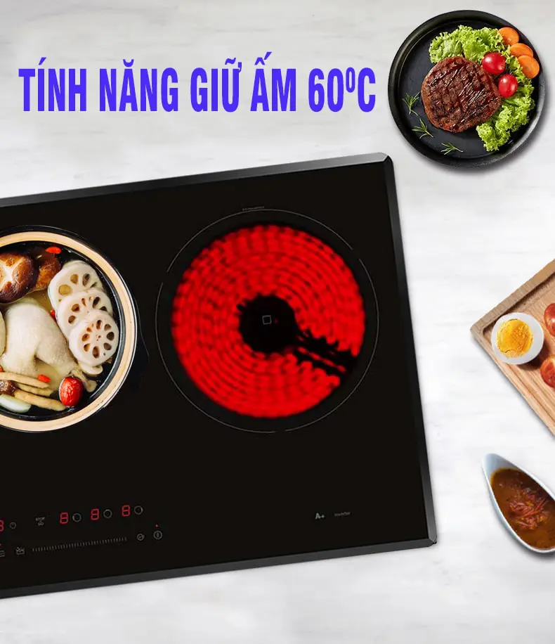 Tính năng giữ ấm bếp Munchen GM5860