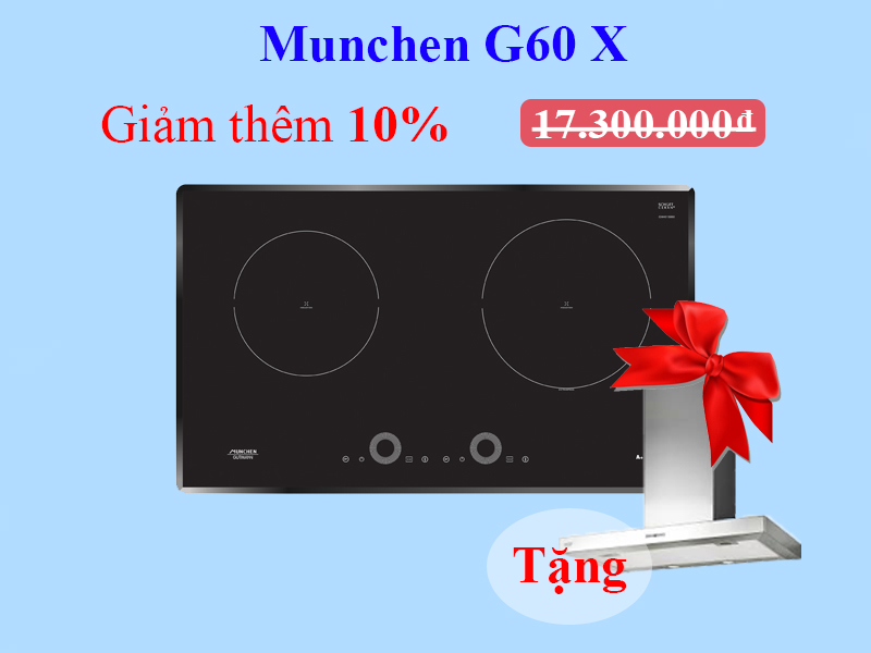 Ưu đãi khuyến mãi Bếp từ Munchen G 60 X