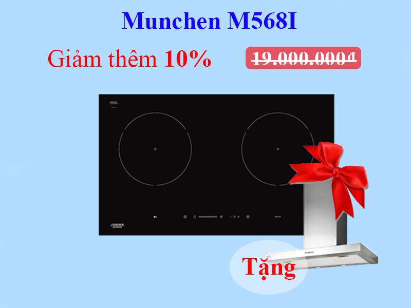 Ưu đãi khuyến mãi Bếp từ Munchen M568I