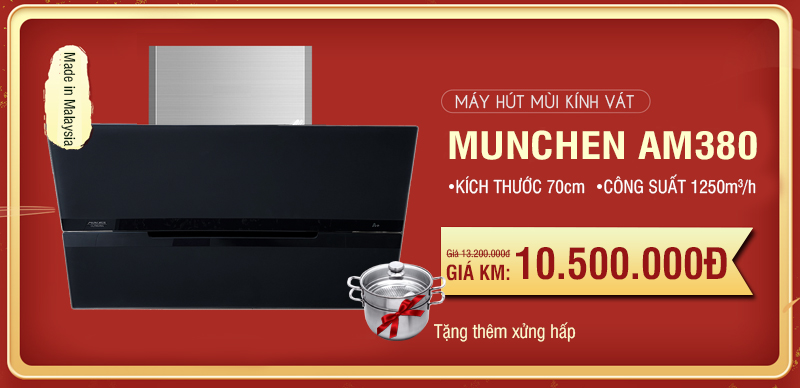 ưu đãi máy hút mùi munchen