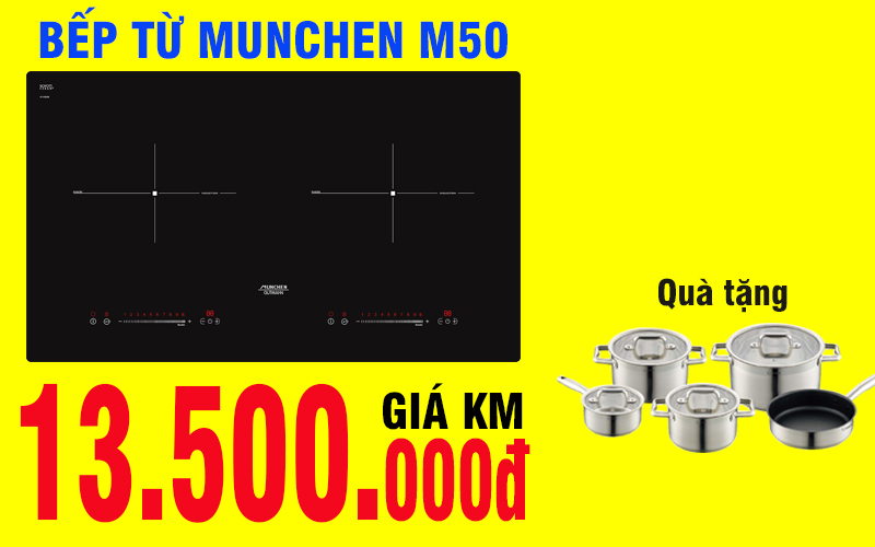 Vì sao nên chọn mua bếp từ Munchen M50 về dùng?