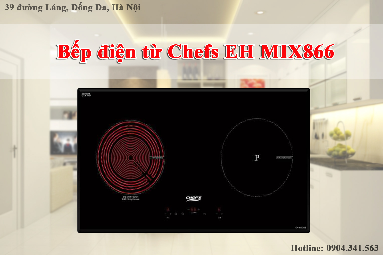 Bếp điện từ Chefs EH MIX866 giá rẻ như cho