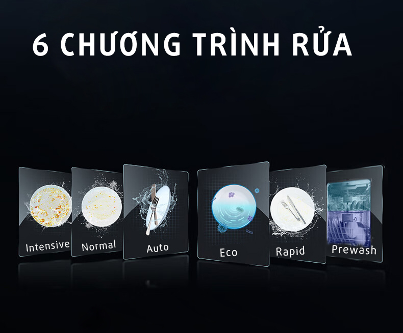 6 chương trình rửa hiện đại