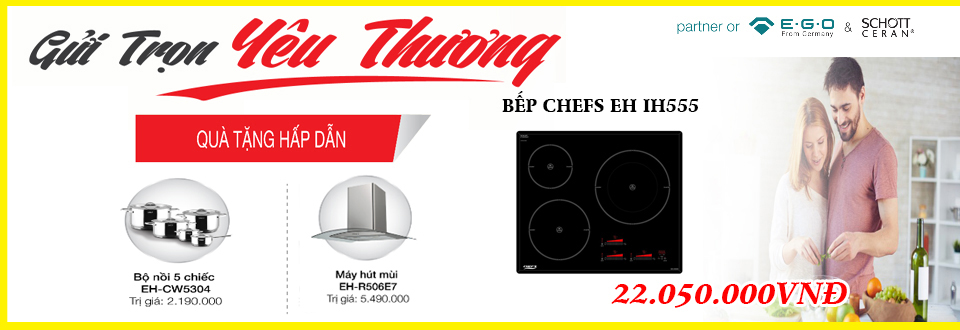Điểm mặt các mẫu bếp Chefs mới năm 2019