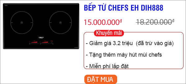 bếp từ chefs giảm giá tháng 7