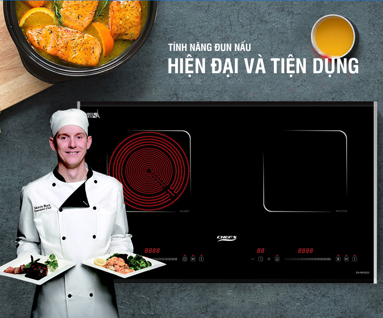 bếp điện từ chefs eh mix220