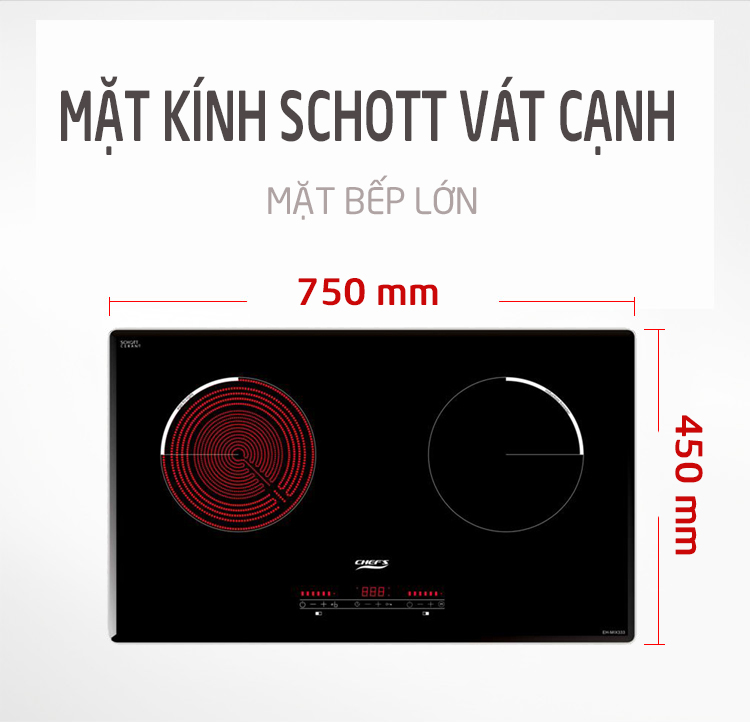 bếp điện từ chefs eh mix333