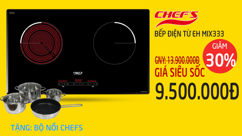 bếp điện từ chefs eh mix333