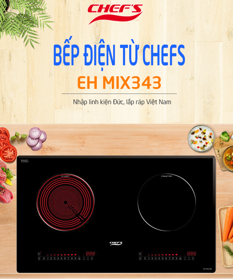 BẾP ĐIỆN TỪ CHEFS EH MIX343