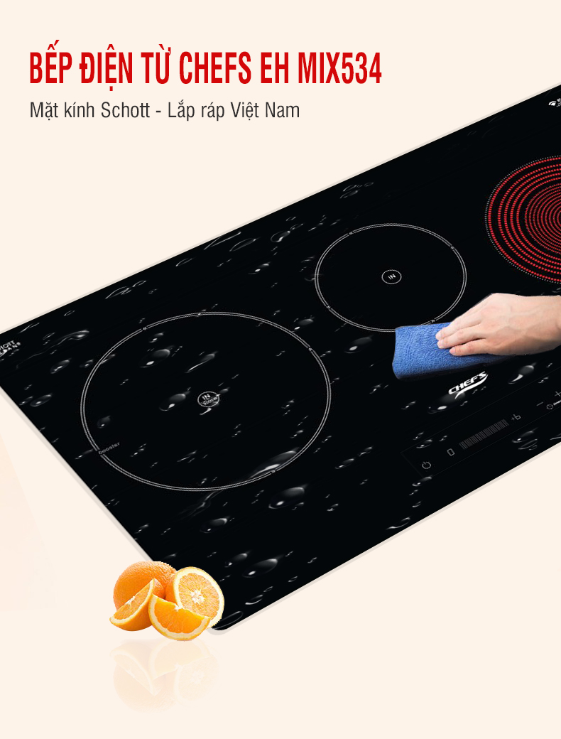 bếp điện từ chefs eh mix534
