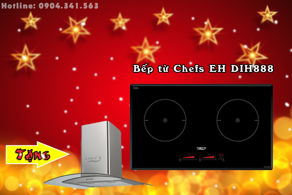 Giảm giá sốc bếp từ Chefs EH DIH888 nhân dịp Noel