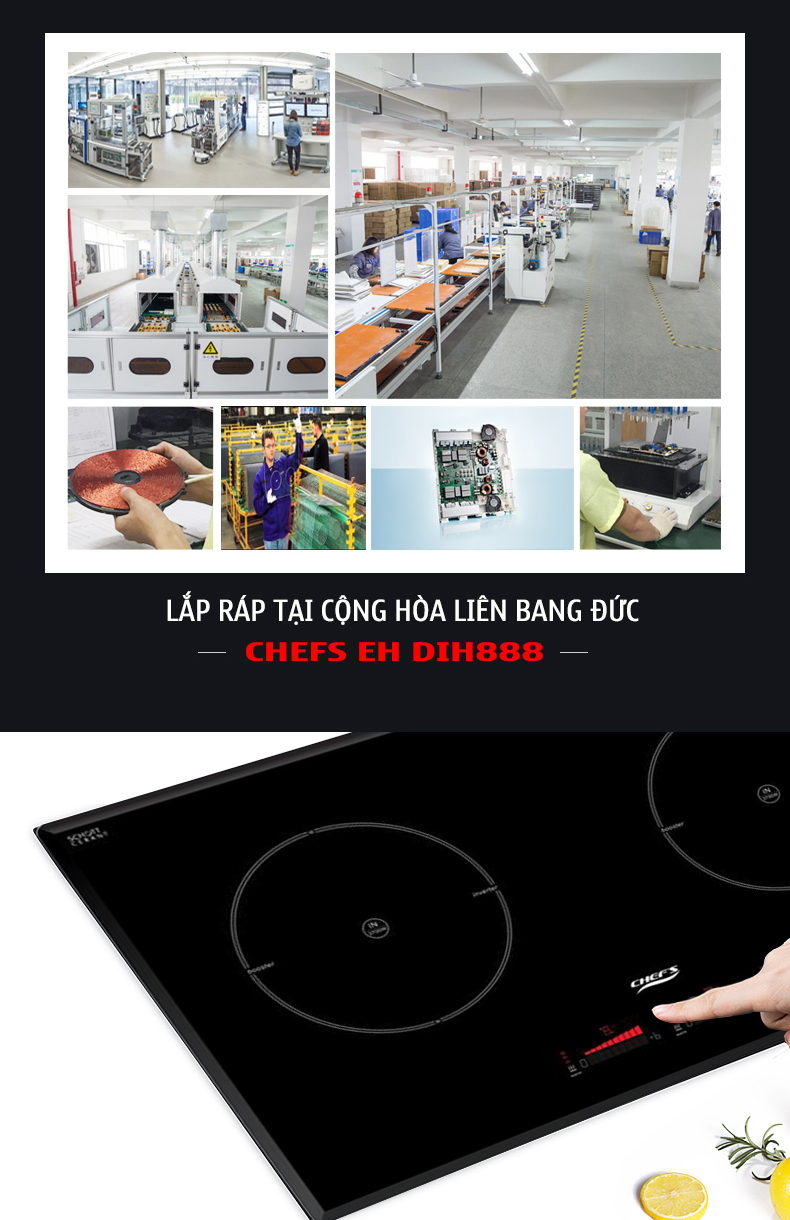 Bếp từ Chefs EH DIH888 có bền không?