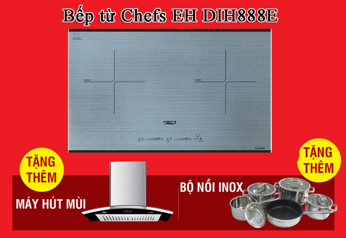 Sự khác biệt của bếp từ Chefs EH DIH888E với các đời cũ