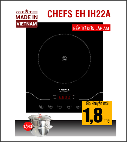 khuyến mãi bếp từ chefs eh ih22a