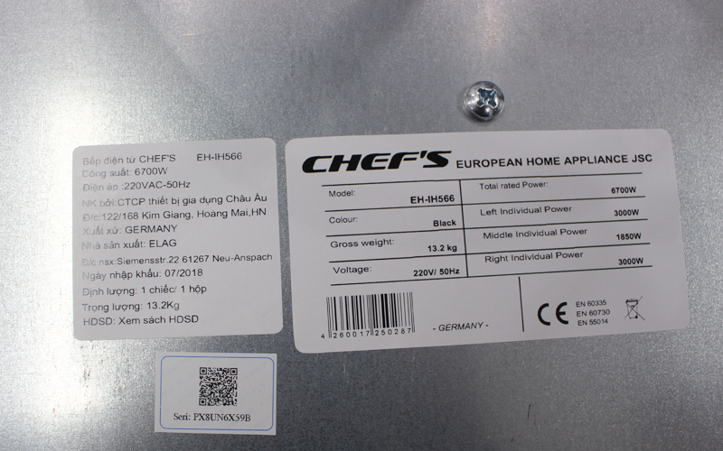 Bep tu chefs eh ih566 - made in Germany