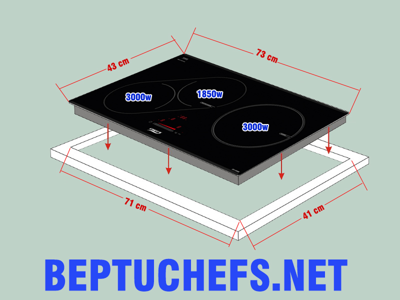 Thông số bếp từ chefs eh ih566