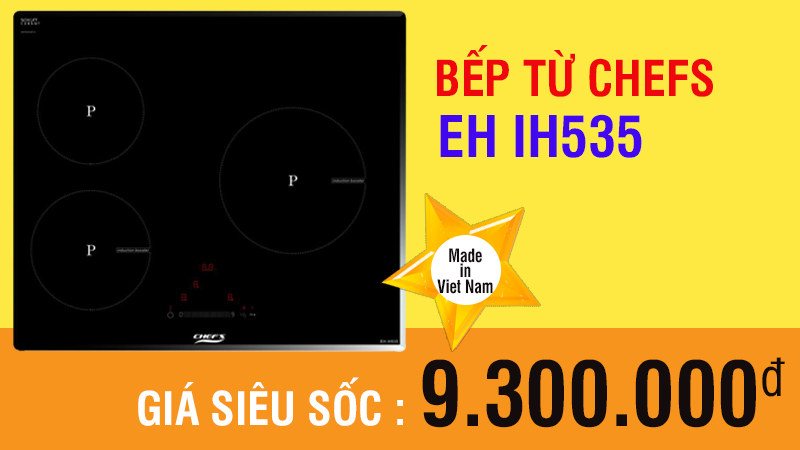 bếp từ chefs giảm giá