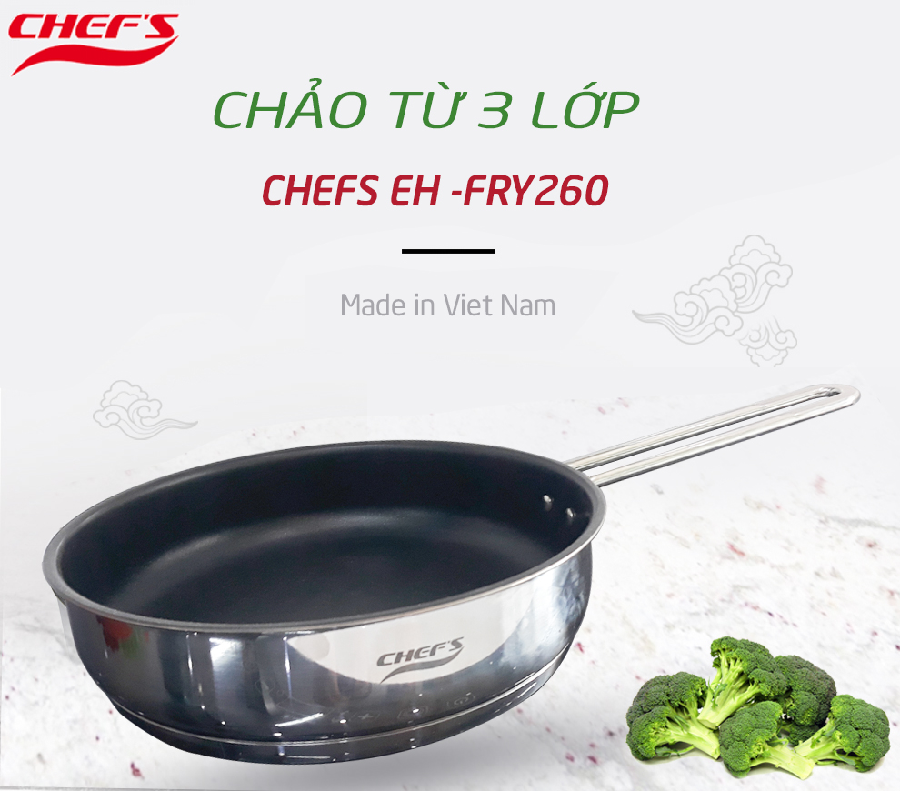 chảo từ chefs eh fry260