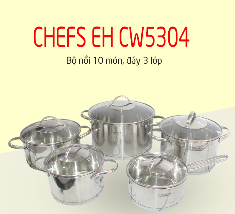 bộ nồi chefs eh cw5304