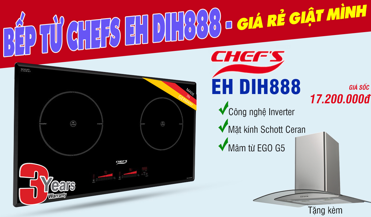 đánh giá máy hút mùi chefs EH R506e7