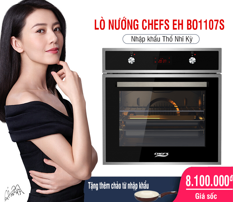 lò nướng điện âm tủ Chefs EH BO1107S