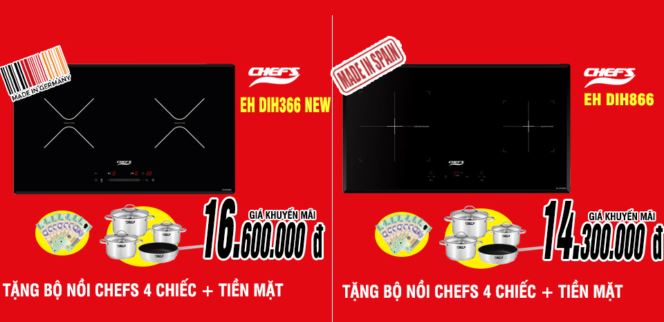 Mừng Năm Mới cùng Bếp từ Chefs