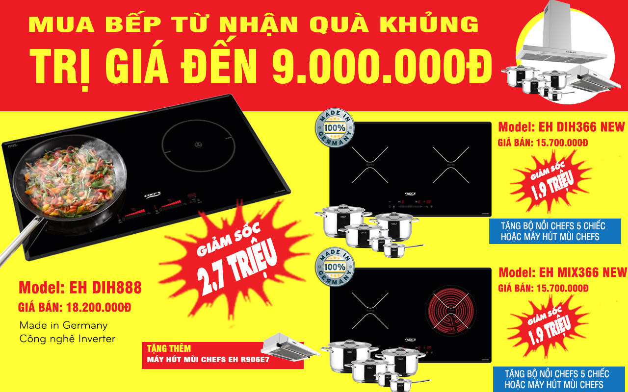 Sắm Bếp từ Xịn, nhận ngay quà xinh (2019)