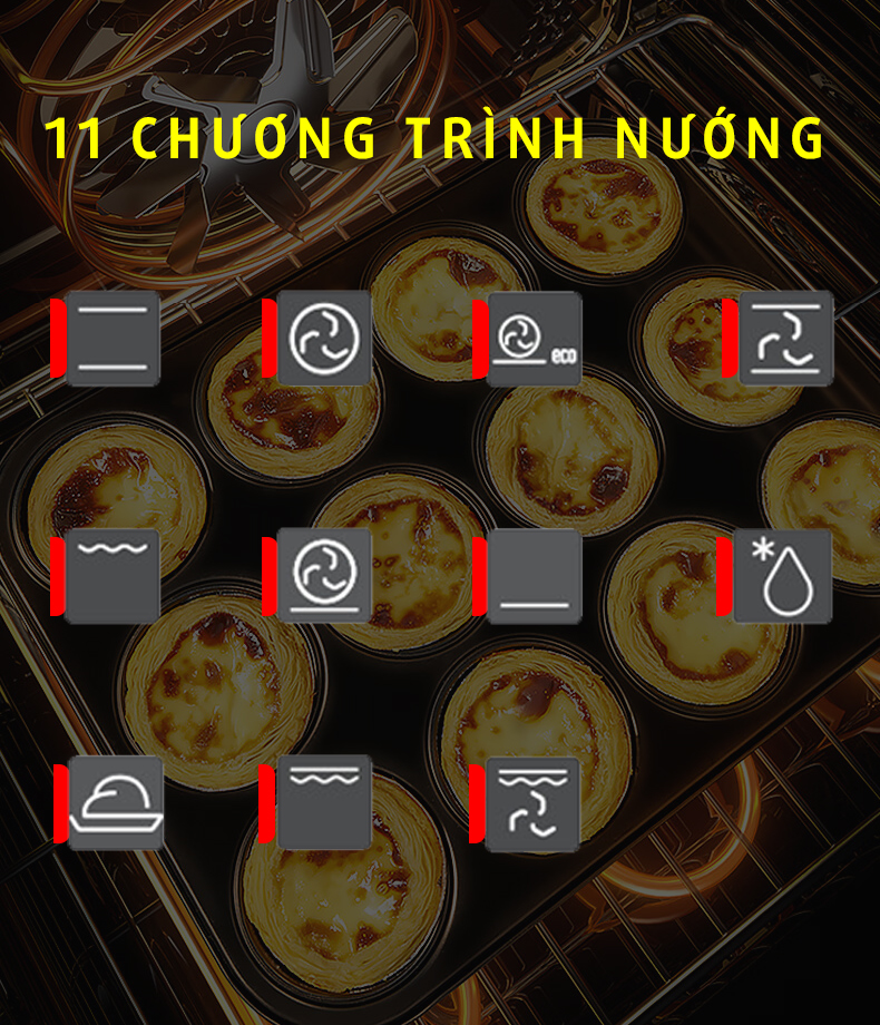 lò nướng chefs eh bo600e