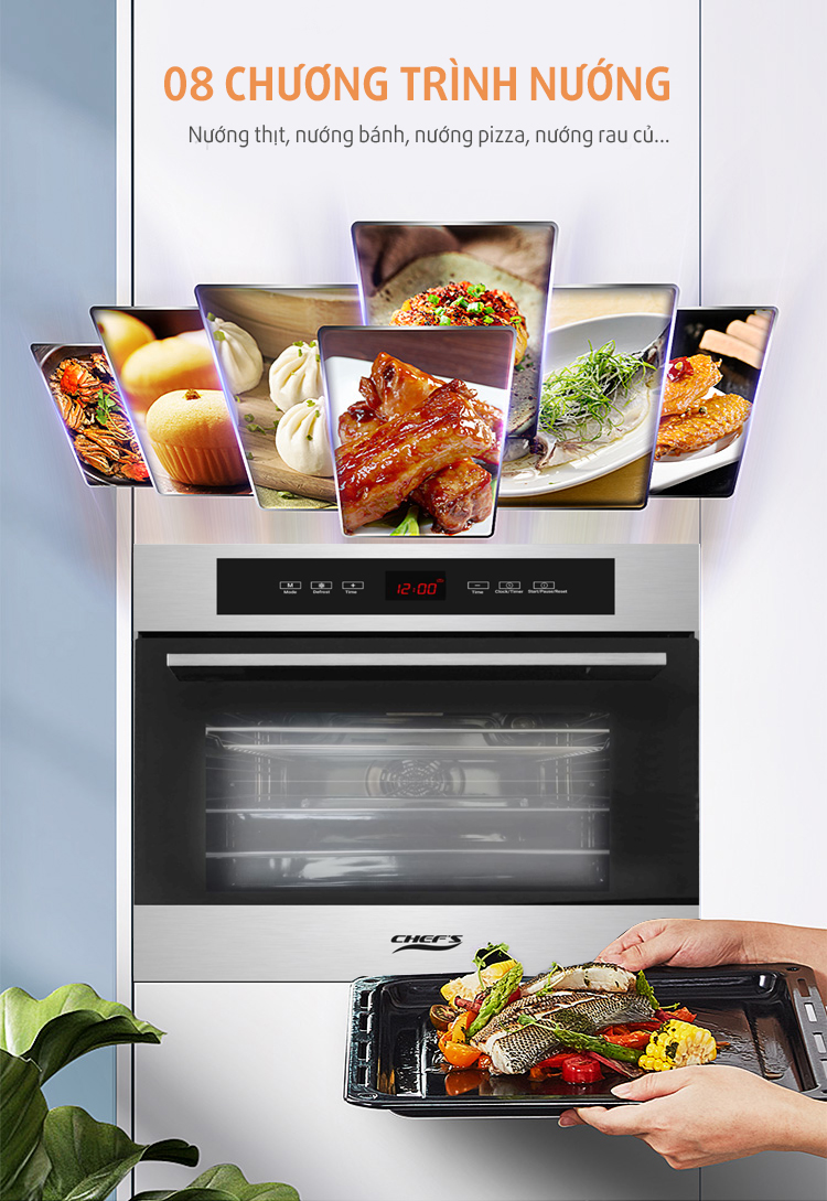  lò nướng Chefs EH BO600S