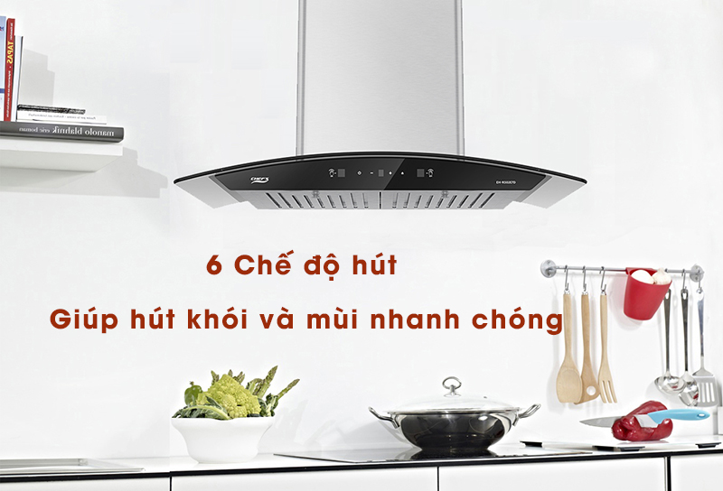 6 Lý do nên mua máy hút mùi kính Chefs mới nhất EH R502E7D