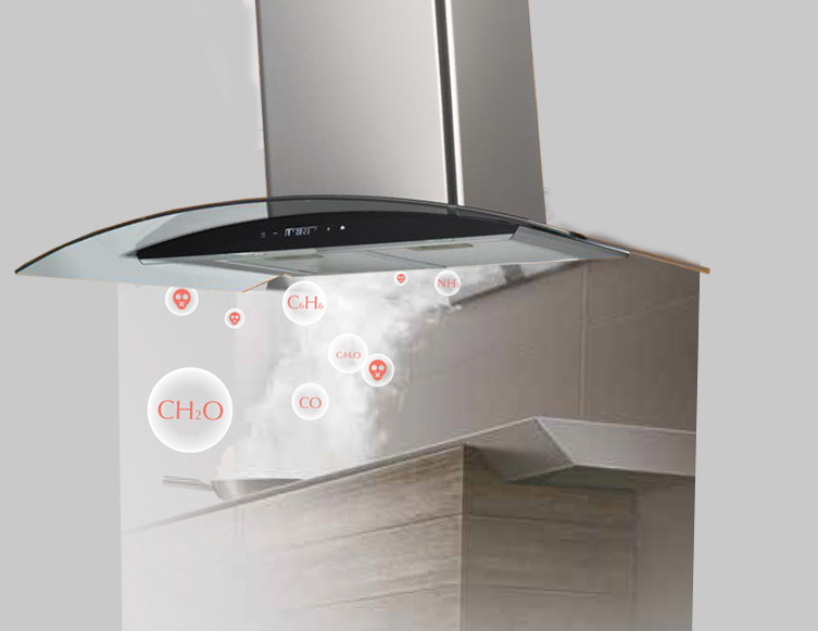 Hình ảnh minh họa công suất hút của máy hút mùi Chefs EH R501E7