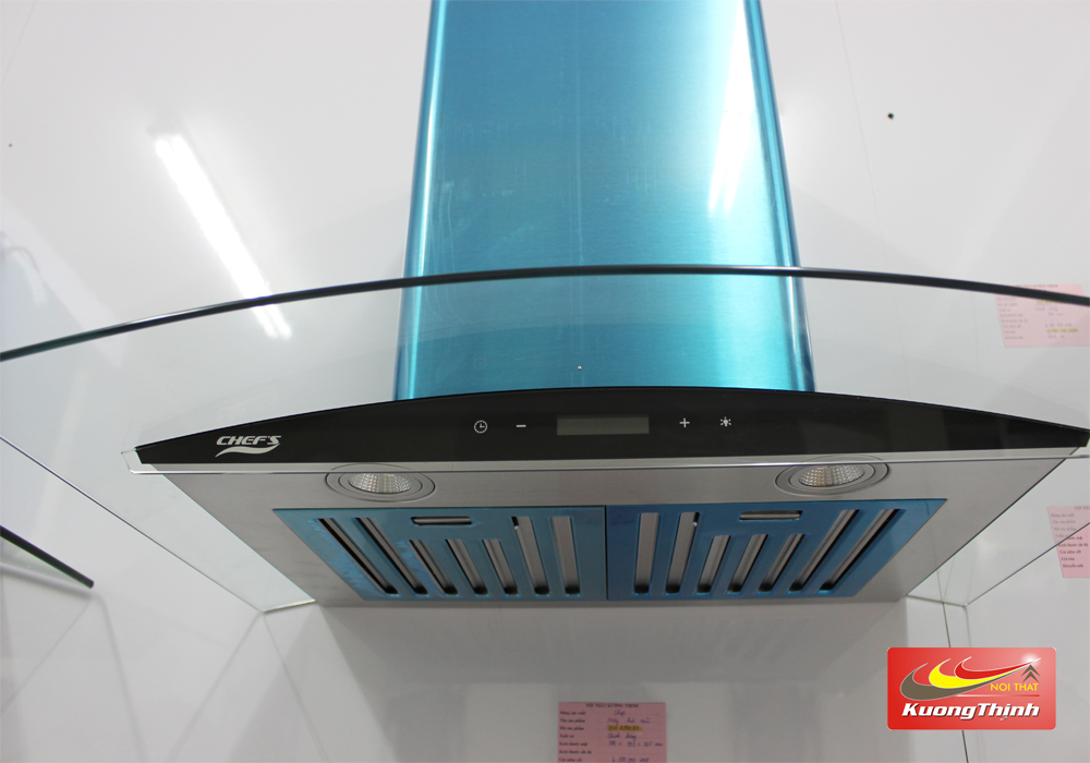 Hình ảnh thiết kế máy hút mùi R501E7 và lưới lọc