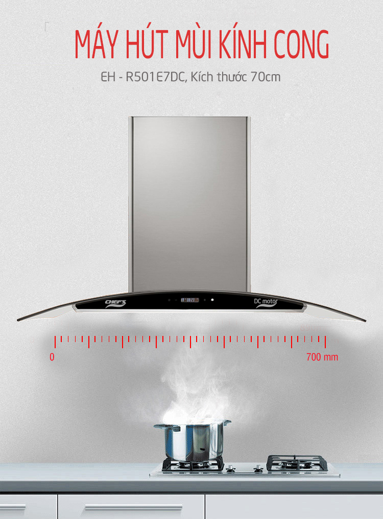 Gia đình mình chọn máy hút mùi Chefs bởi 5 lý do này