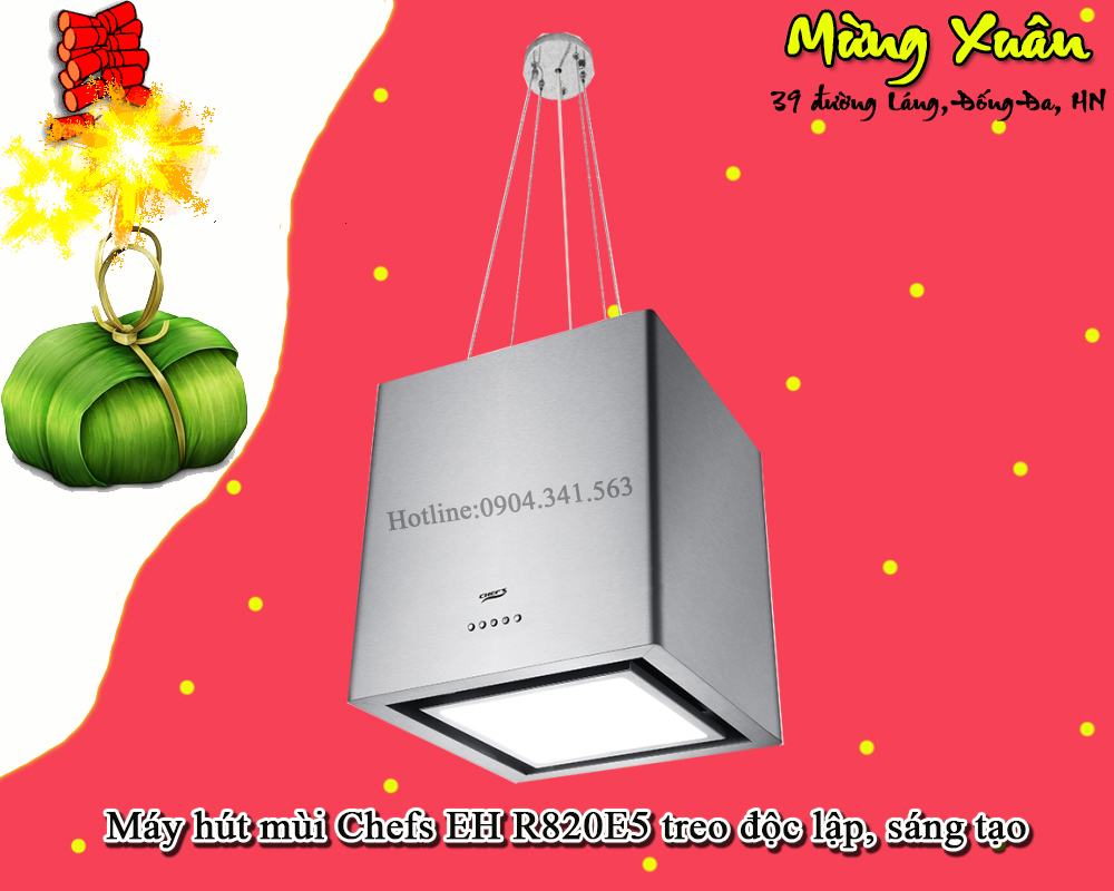 Máy hút mùi Chefs mừng Tết đến