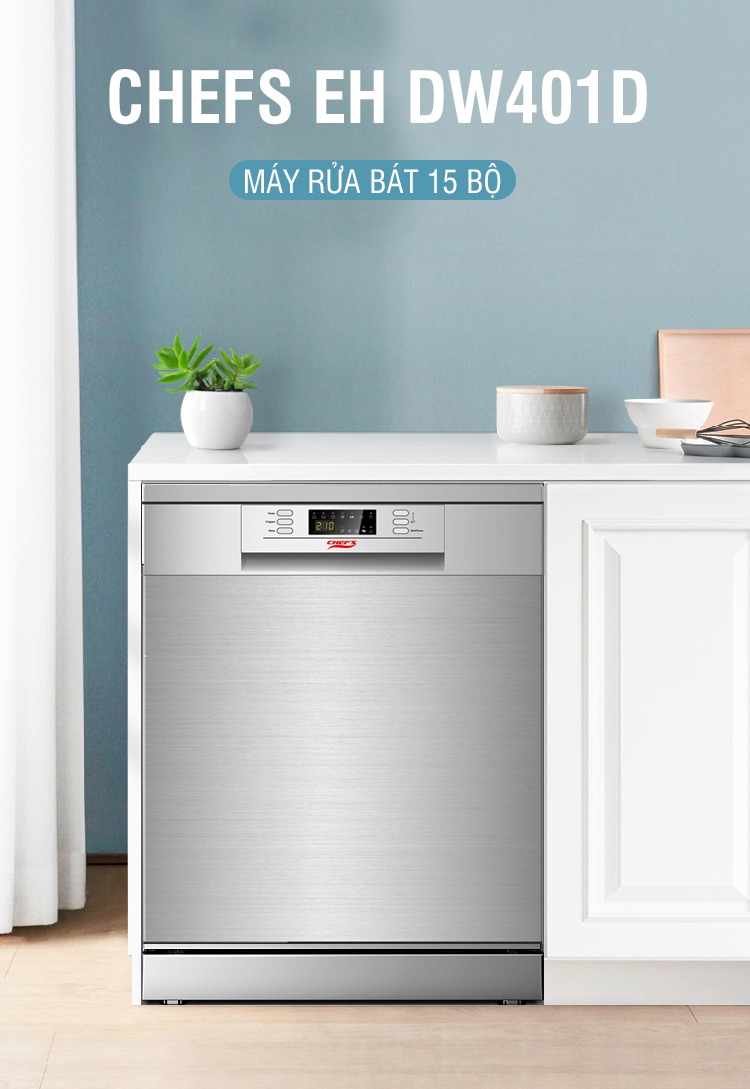 MÁY RỬA BÁT CHEFS EH DW401D