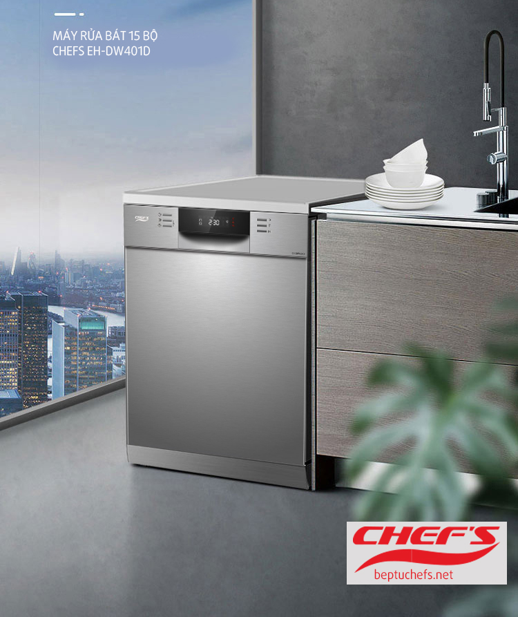 máy rửa bát chefs eh dw401d