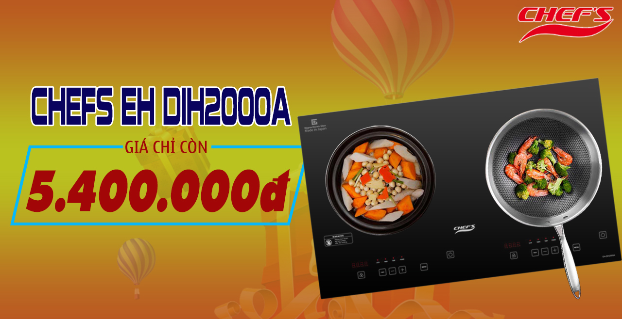 CTKM bếp từ Chefs EH DIH2000A tháng 3 