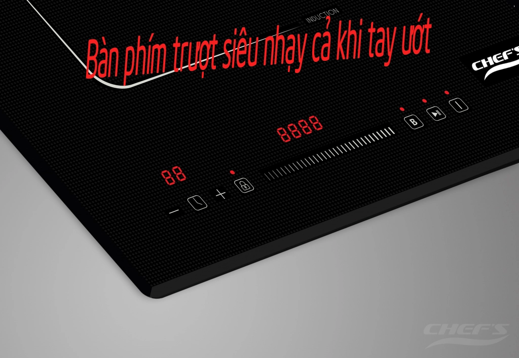 Phím điều khiển của bếp từ Chefs EH DIH320