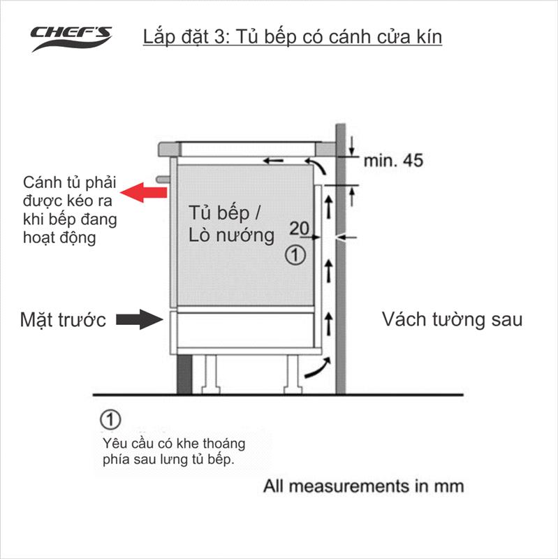 Bếp từ Chefs có quạt tản nhiệt như thế nào?