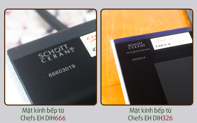 so sánh bếp từ chefs eh dih666 và dih326
