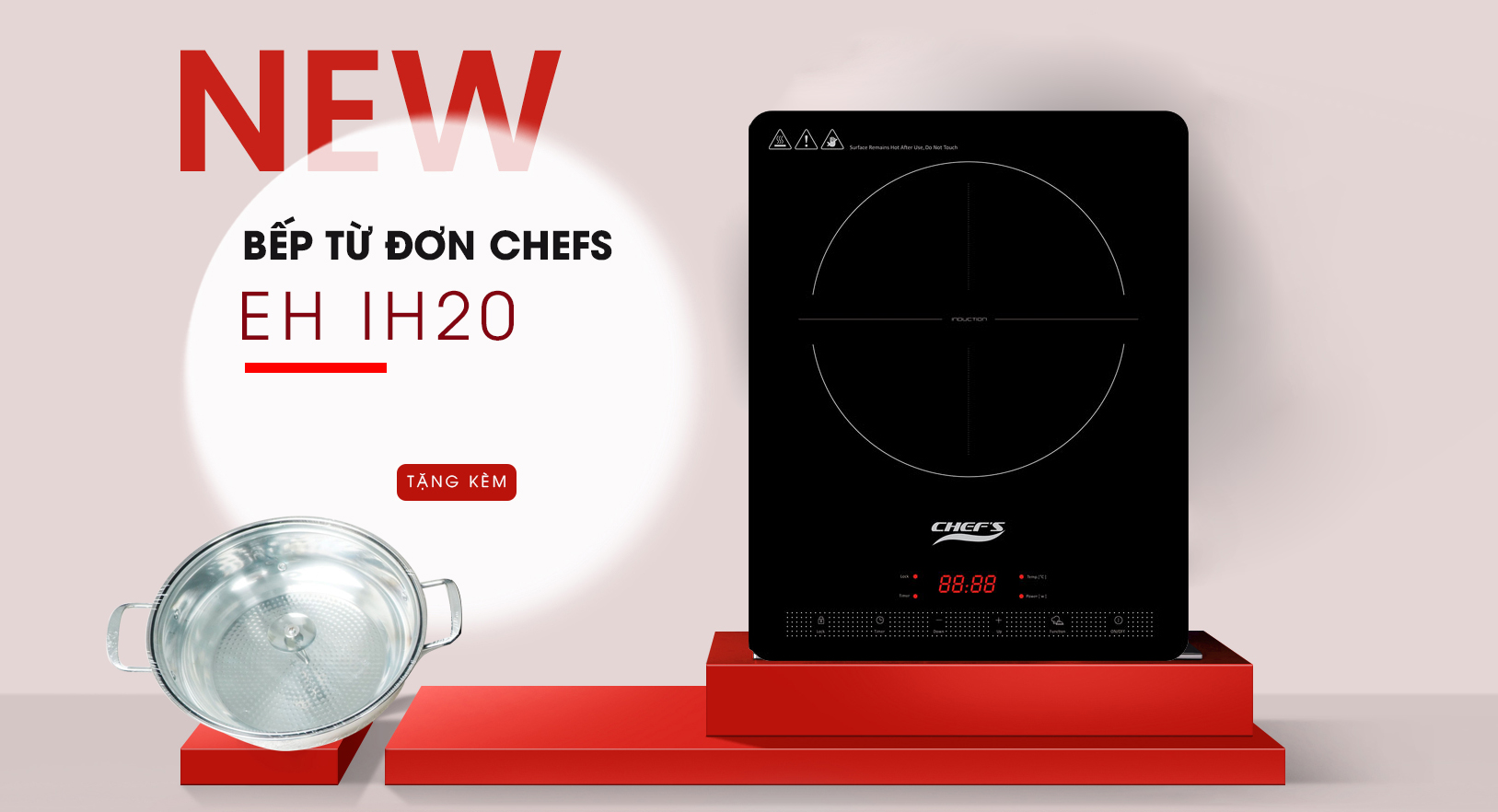 Top 4 mẫu bếp từ Chefs