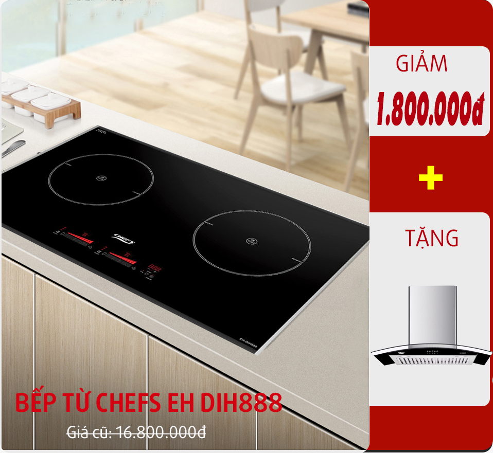 ưu đãi mùa dịch bếp từ chefs