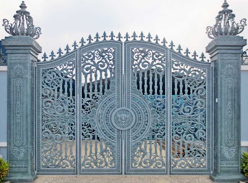 Mẫu cổng biệt thự hiện đại, cổng biệt thự nhà phố, cổng biệt thự vườn