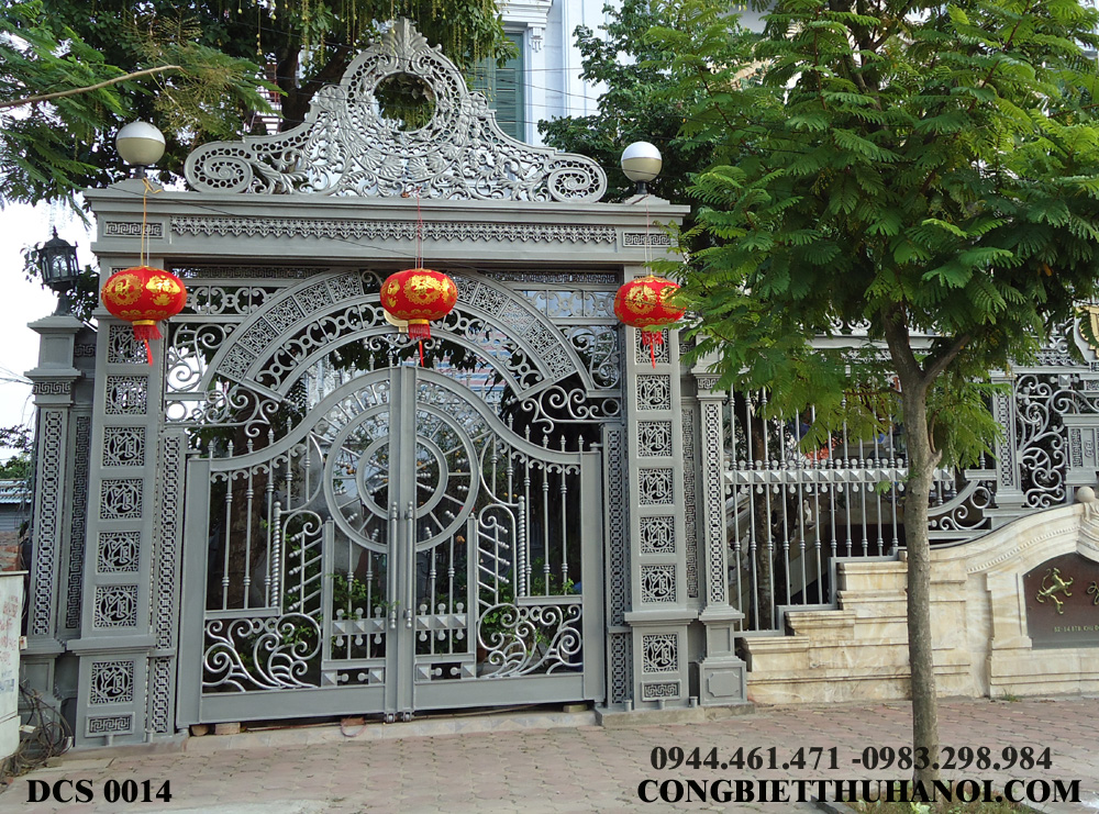 Ngắm nhìn mẫu cổng biệt thự đẹp nhất Hà Nội Việt Nam